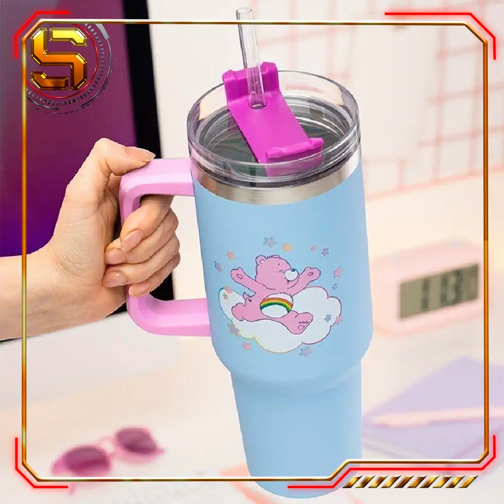PALADONE ANIMATION CARE BEARS 1200ML INSULATED CUP AND STRAW