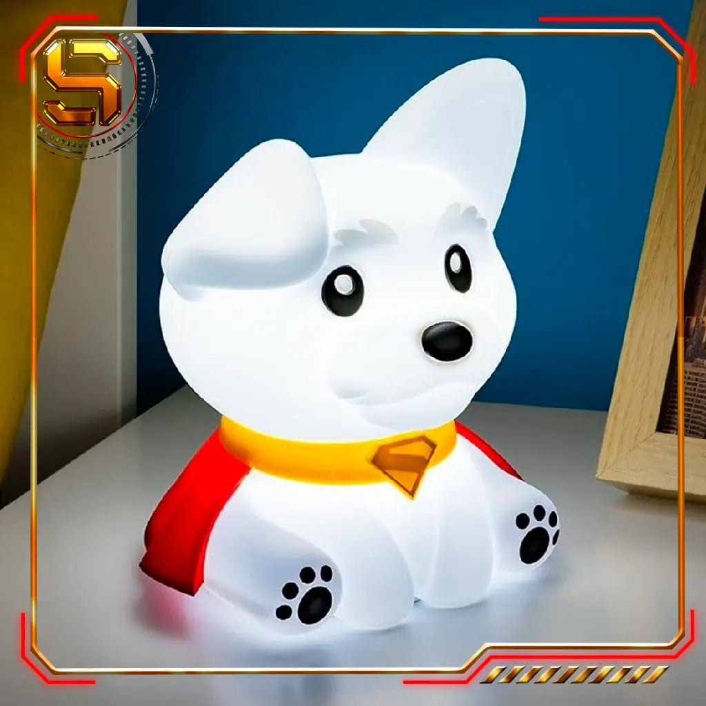 PALADONE DC STUDIOS SUPERMAN KRYPTO SQUISHYGLO SILICONE RECHARGEABLE LIGHT