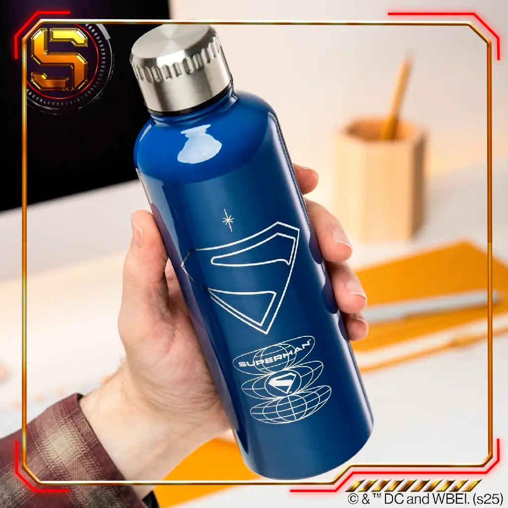 PALADONE DC STUDIOS SUPERMAN THEATRICAL METAL WATER BOTTLE