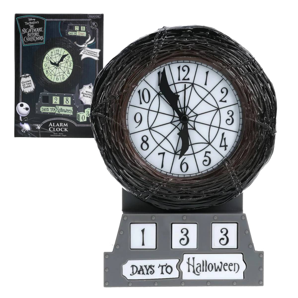 PALADONE DISNEY NIGHTMARE BEFORE CHRISTMAS COUNTDOWN ALARM CLOCK