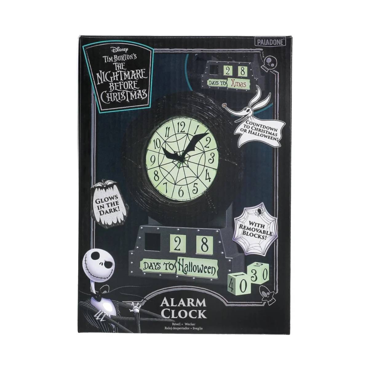 PALADONE DISNEY NIGHTMARE BEFORE CHRISTMAS COUNTDOWN ALARM CLOCK