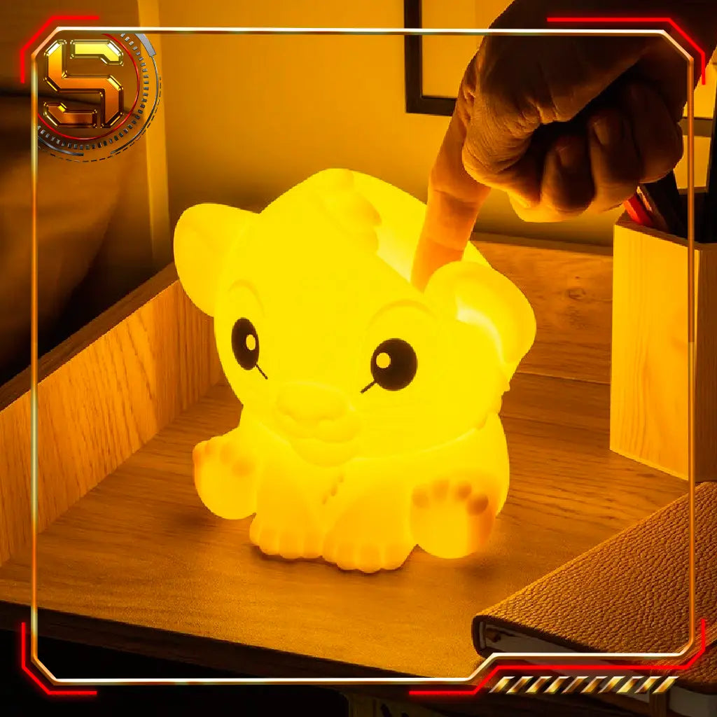 PALADONE DISNEY THE LION KING SIMBA SQUISHYGLO SILICONE LIGHT RECHARGEABLE