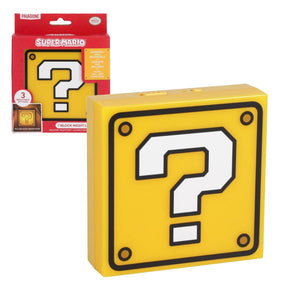 PALADONE GAMES NINTENDO SUPER MARIO QUESTION BLOCK NIGHT LIGHT