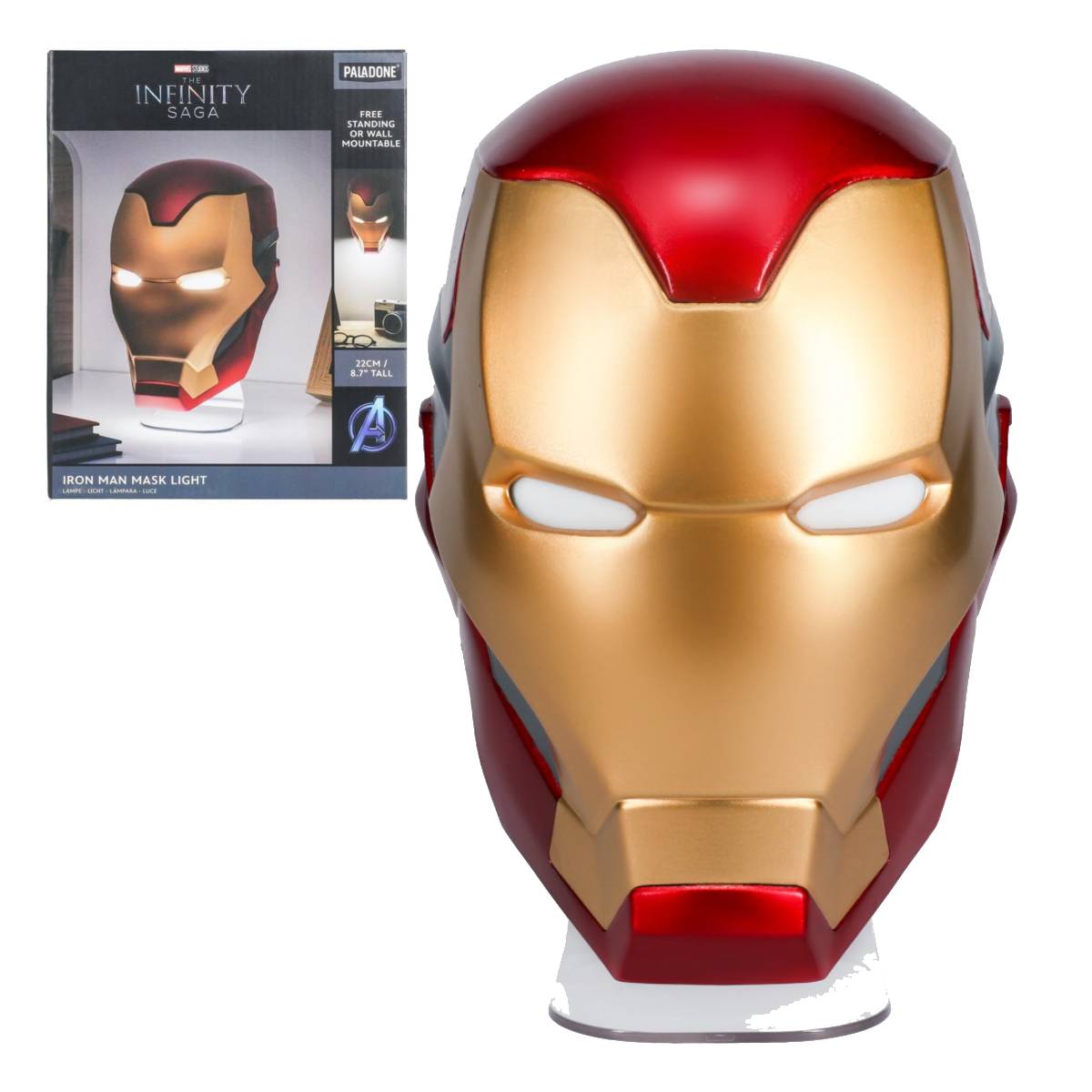 PALADONE MARVEL AVENGERS IRON MAN MASK LIGHT V2