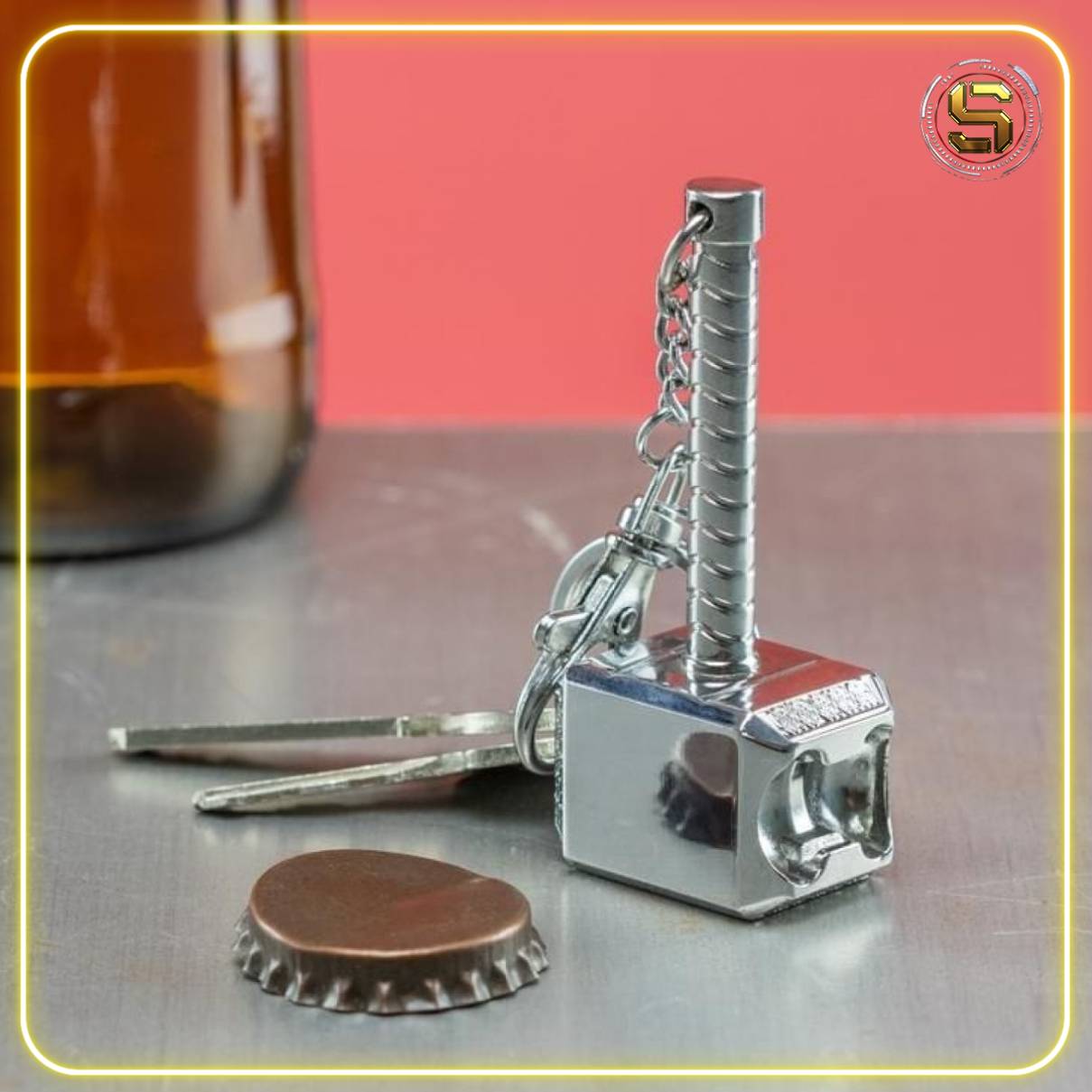 PALADONE MARVEL AVENGERS THORS HAMMER BOTTLE OPENER