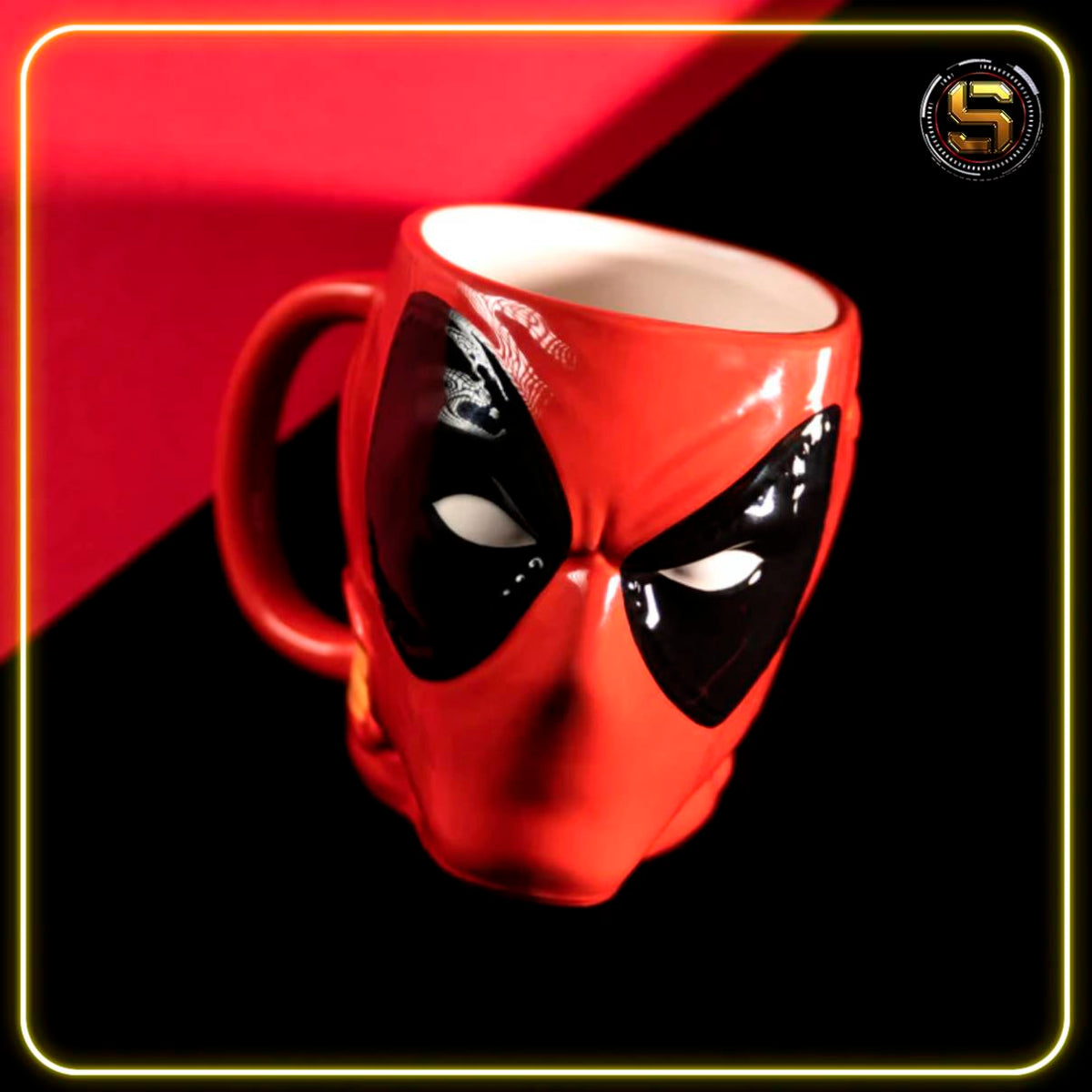 PALADONE MARVEL DEADPOOL SHAPED MUG PLASTIC FREE