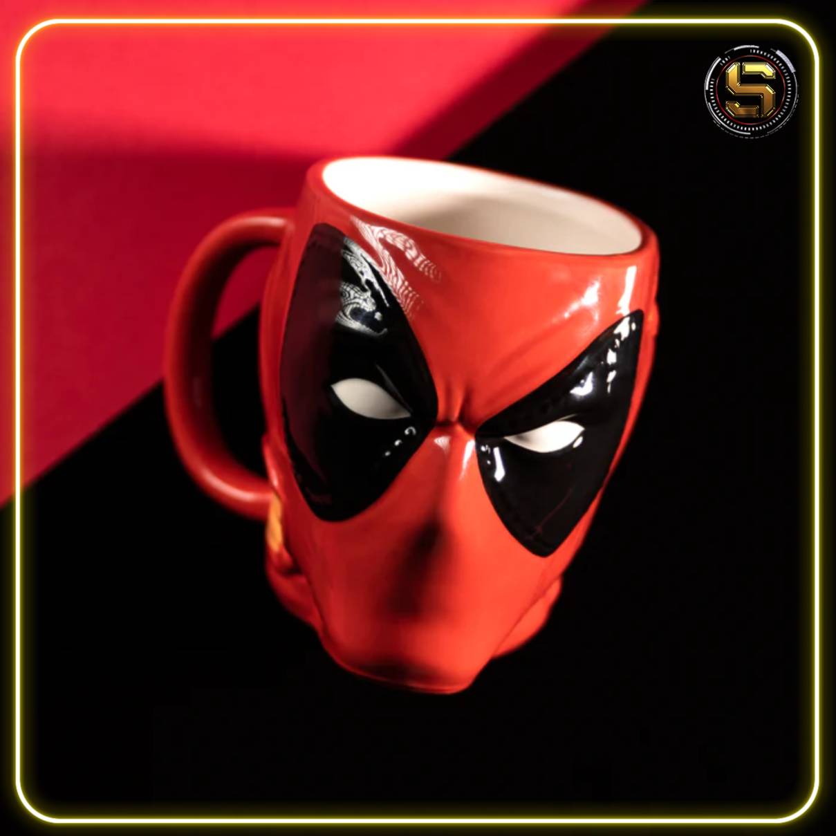 PALADONE MARVEL DEADPOOL SHAPED MUG PLASTIC FREE