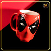 PALADONE MARVEL DEADPOOL SHAPED MUG PLASTIC FREE