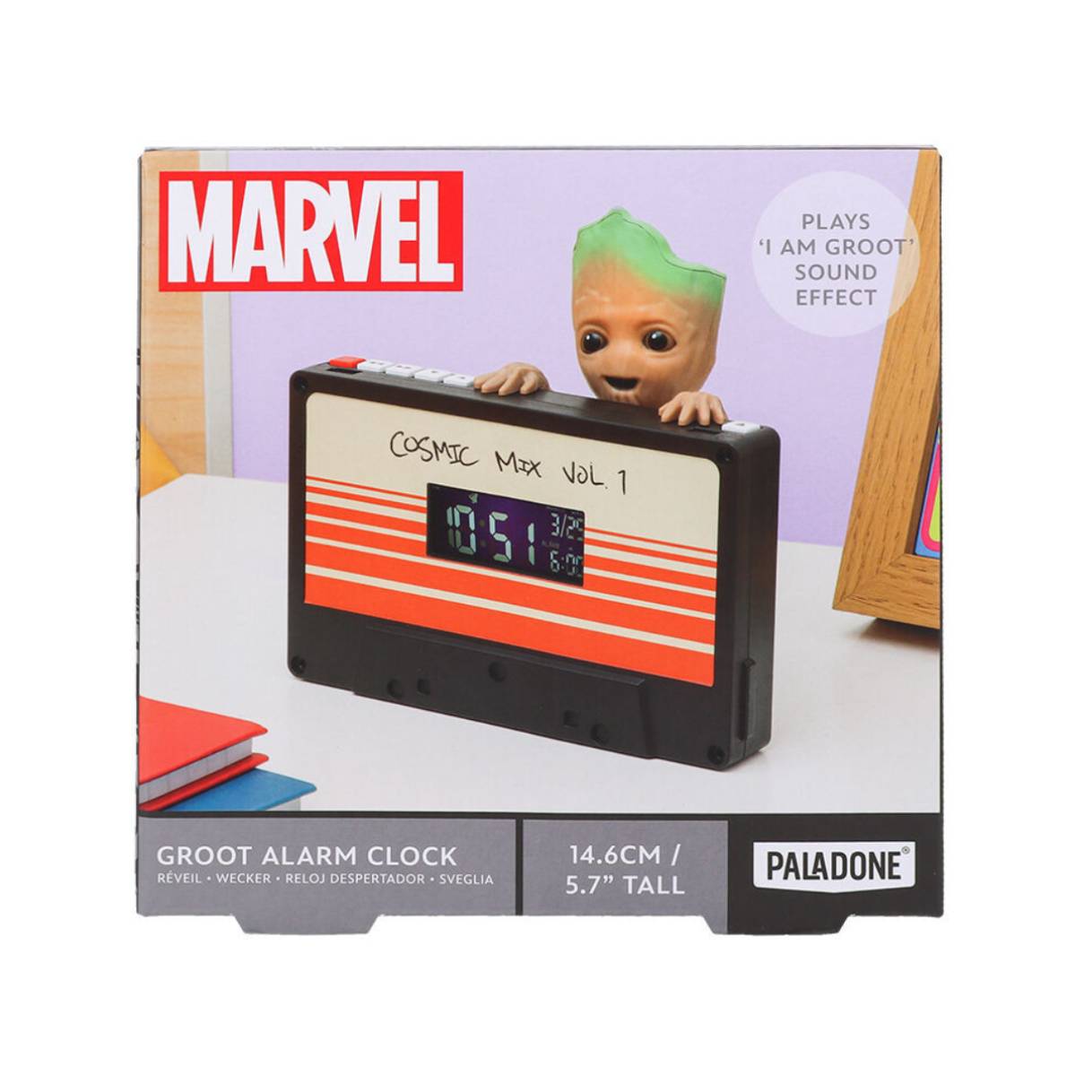 PALADONE MARVEL GUARDIANS OF THE GALAXY GROOT ALARM CLOCK