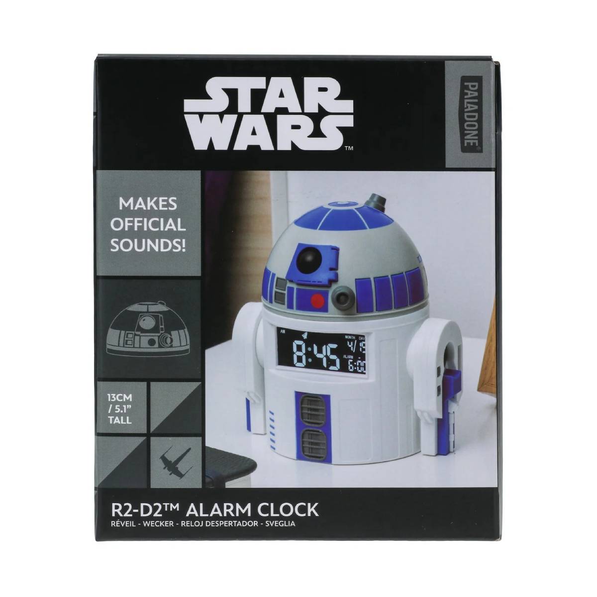 PALADONE MOVIES STAR WARS R2D2 ALARM CLOCK