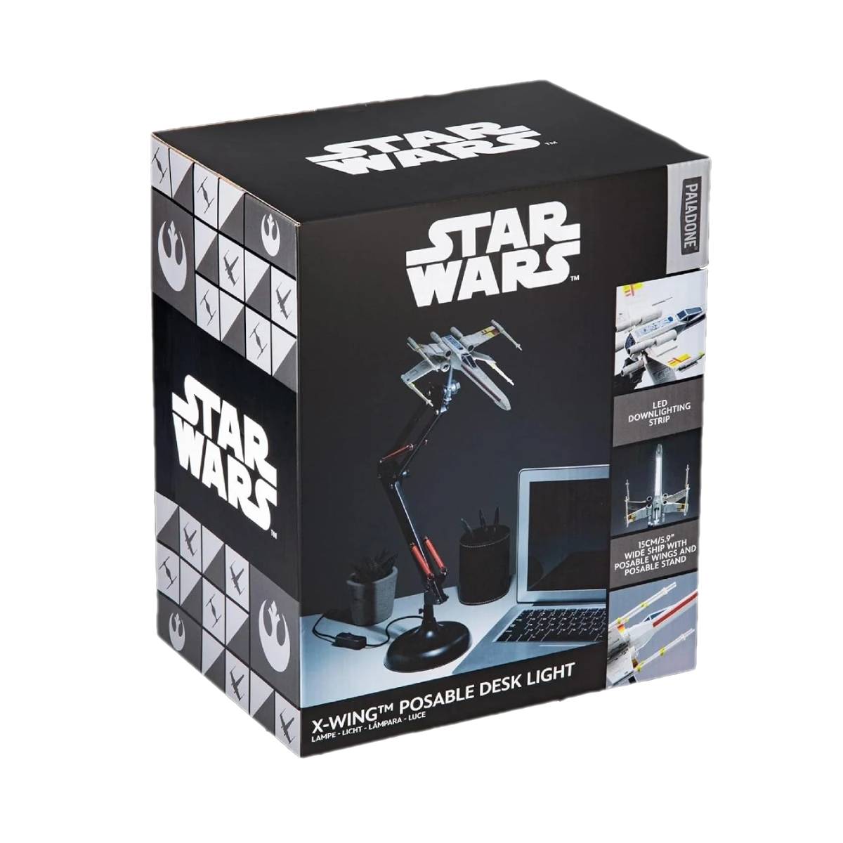 PALADONE MOVIES STAR WARS X WING POSABLE DESK LIGHT USA