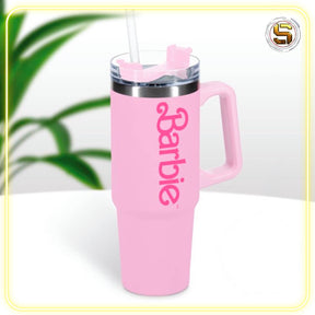 PALADONE RETRO MATTEL BARBIE XL 1200ML MULTIWAY TRAVEL CUP WITH STRAW