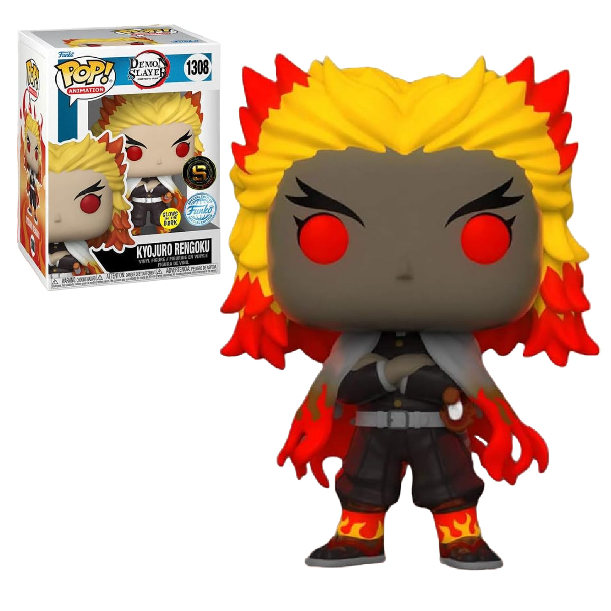FUNKO POP ANIME DEMON SLAYER KYOJURO RENGOKU 1308 GW EXCLUSIVO SAHARIS
