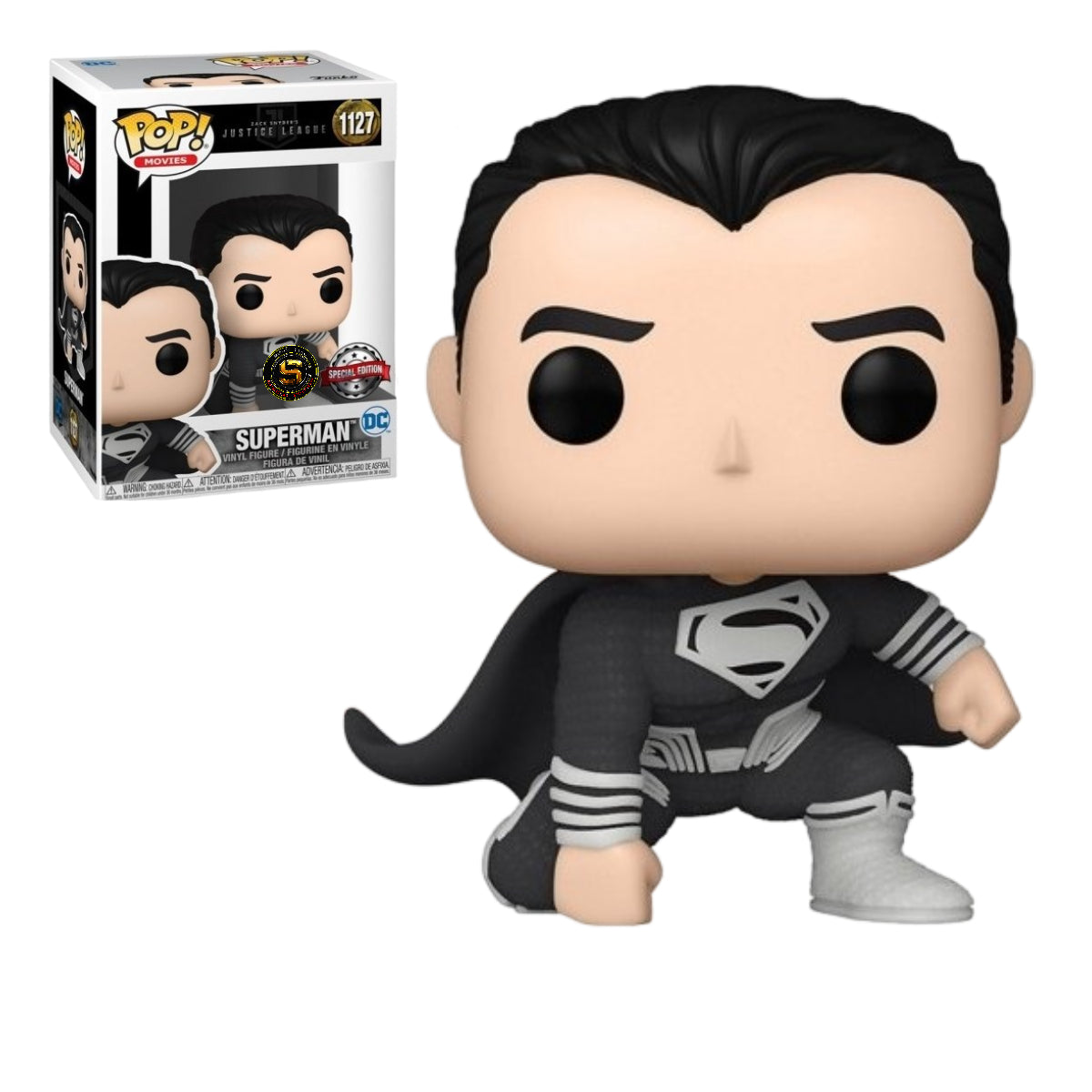 FUNKO POP DC MOVIES ZS JUSTICE LEAGUE SUPERMAN 1127 EXCLUSIVO SAHARIS