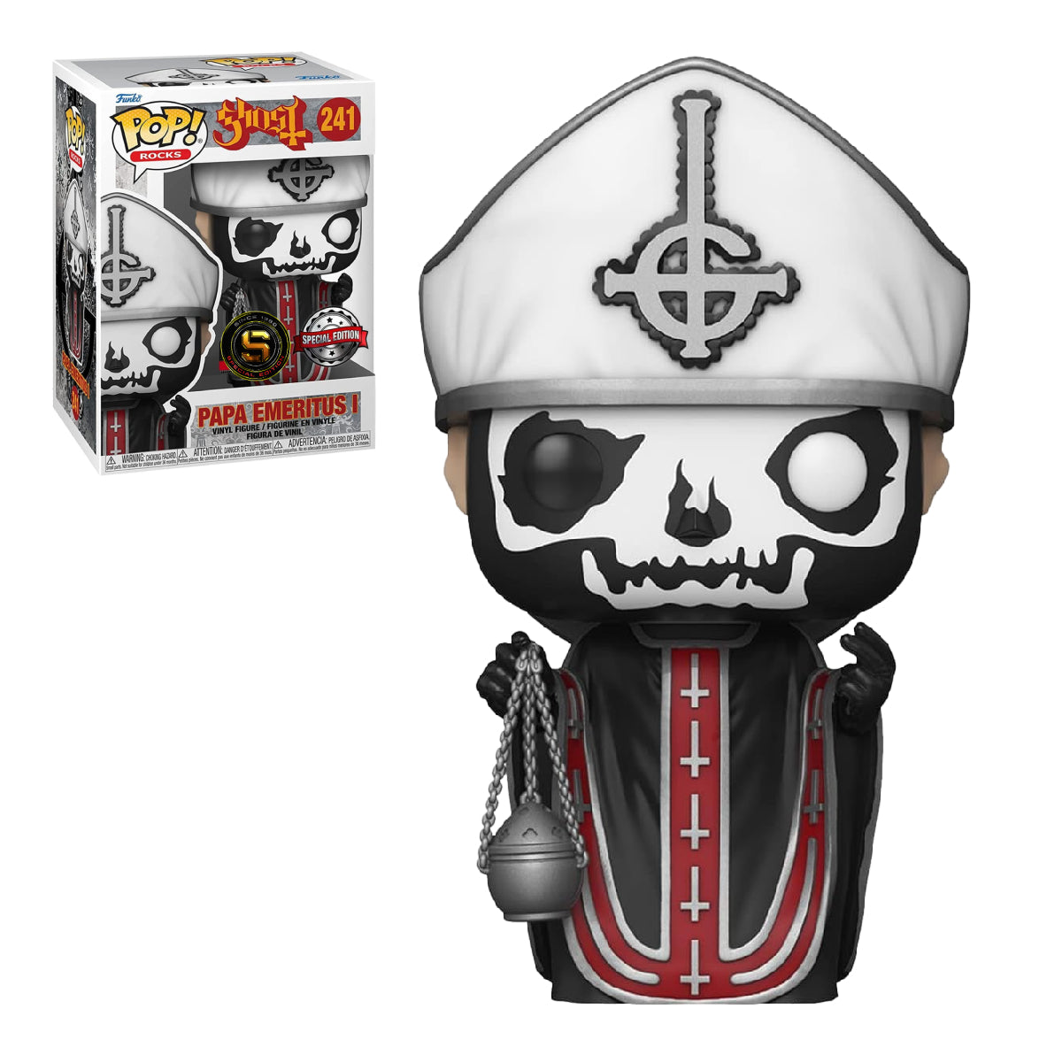 FUNKO POP ROCKS GHOST PAPA EMERITUS I 241 EXCLUSIVO SAHARIS