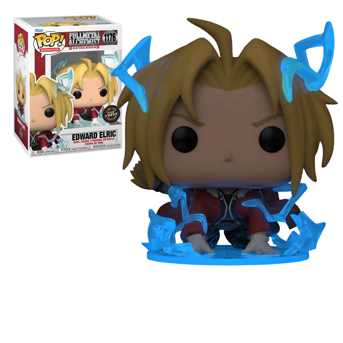 FUNKO POP ANIME FULL METAL ALCHEMIST BROTHERHOOD EDWARD ELRIC 1176 CHASE