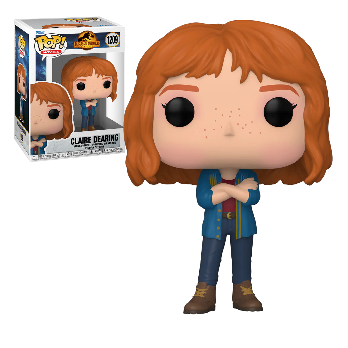 FUNKO POP MOVIES JURASSIC WORLD DOMINION CLAIRE DEARING 1209