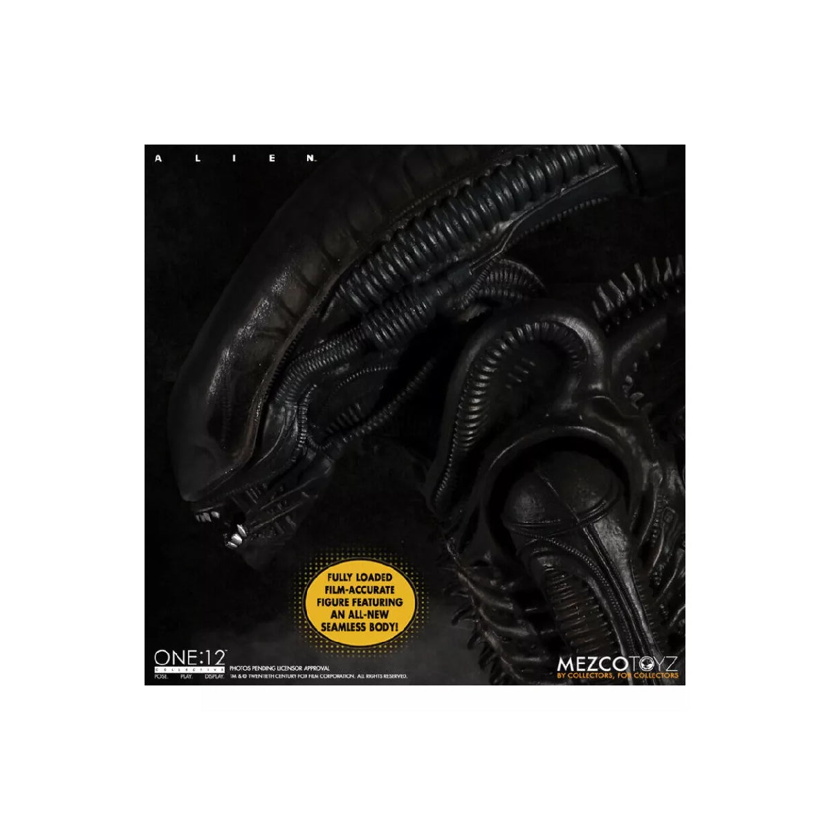MEZCO ONE:12 COLLECTIVE ALIEN XENOMORPH FIGURE