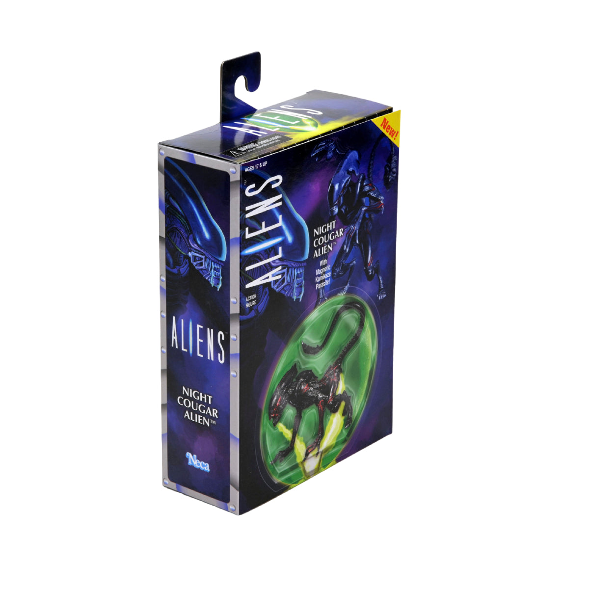 NECA KENNER TRIBUTE ALIENS NIGHT COUGAR ALIEN 7 INCH FIGURE