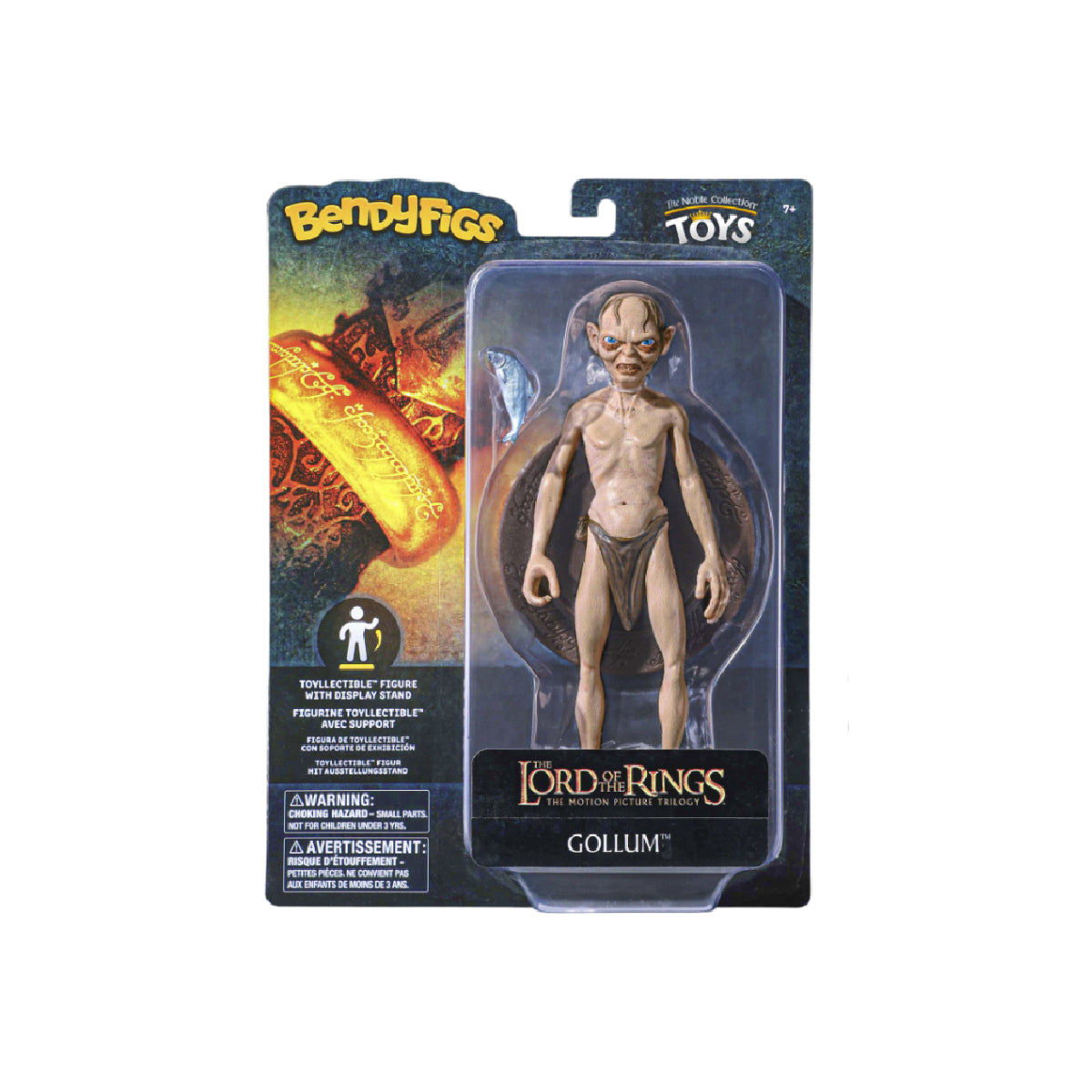NOBLE TOYS BENDYFIGS MOVIES THE LORD OF THE RINGS GOLLUM