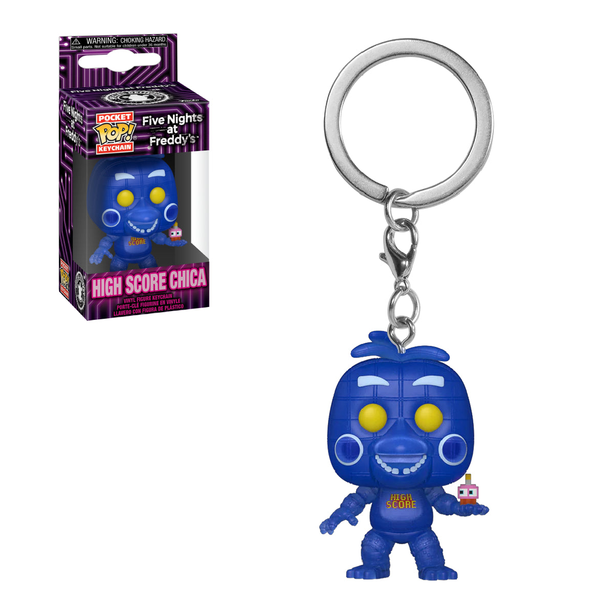 FUNKO POCKET POP KEYCHAIN GAMES FIVE NIGHTS AT FREDDYS HIGH SCORE CHICA