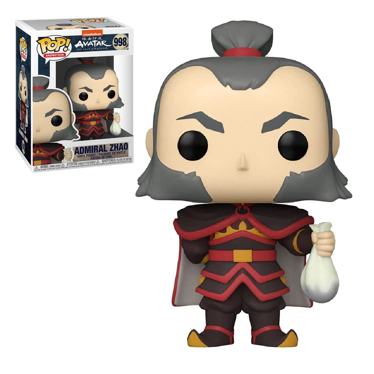 FUNKO POP ANIMATION NICKELODEON AVATAR THE LAST AIRBENDER ADMIRAL ZHAO 998