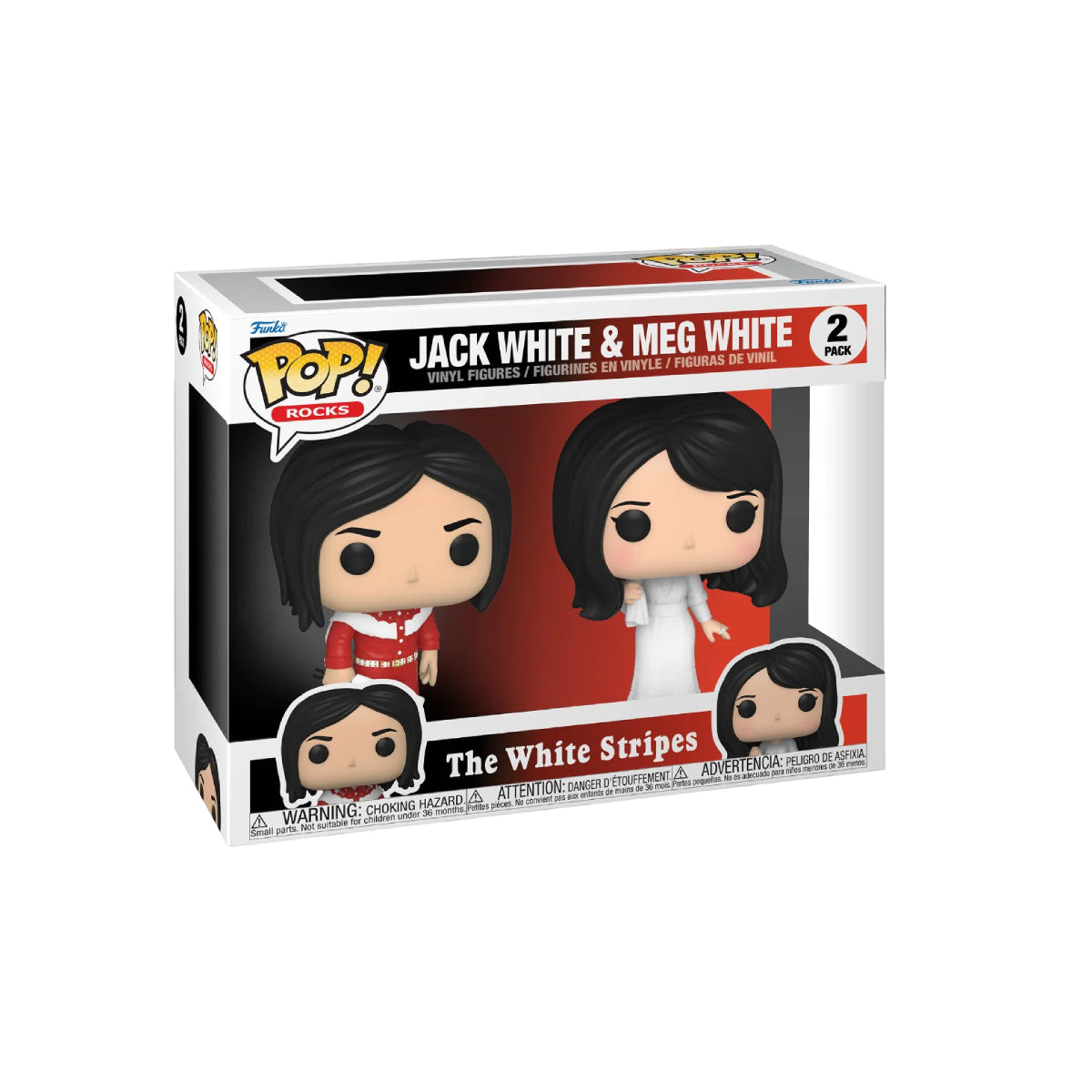 FUNKO POP ROCKS THE WHITE STRIPES JACK WHITE & MEG WHITE 2 PACK