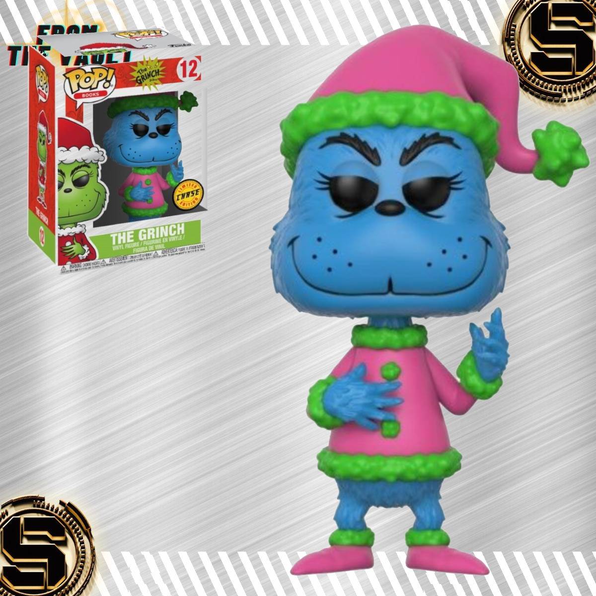 FUNKO POP BOOKS THE GRINCH 12 CHASE
