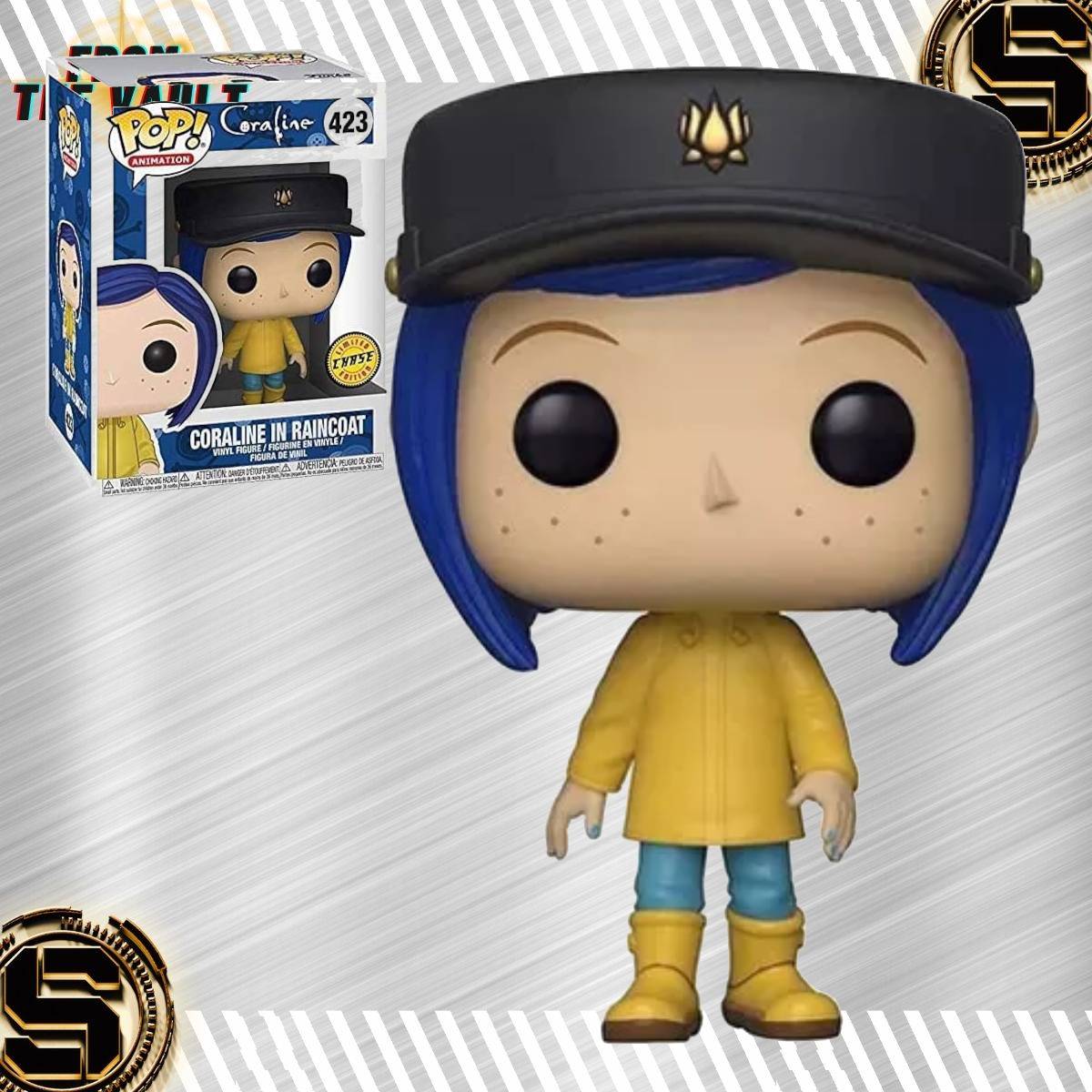 FUNKO POP CHASE ANIMATION CORALINE IN RAINCOAT 423