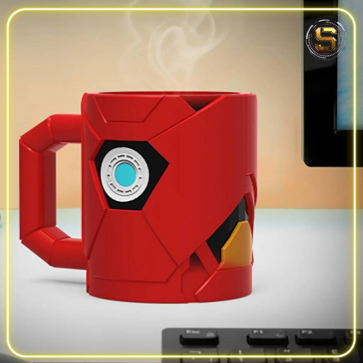 PALADONE MARVEL AVENGERS IRON MAN SHAPED MUG V2