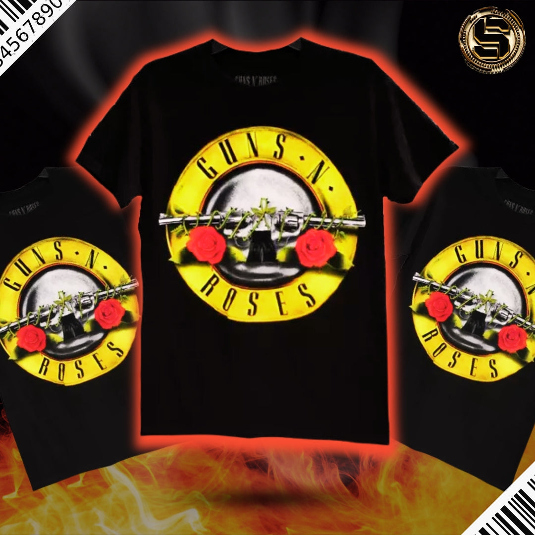 TOXIC PLAYERA GUNS AND ROSES BULLET