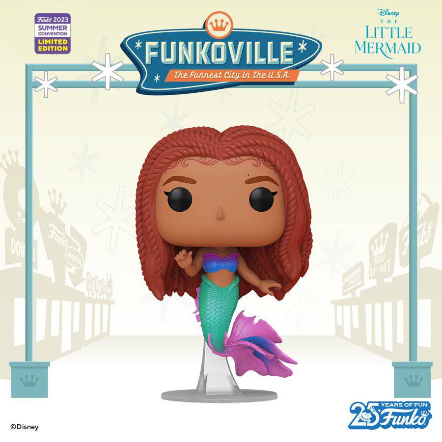 FUNKO POP DISNEY THE LITTLE MERMAID ARIEL 1366  SDCC 2023 EXCLUSIVO SAHARIS