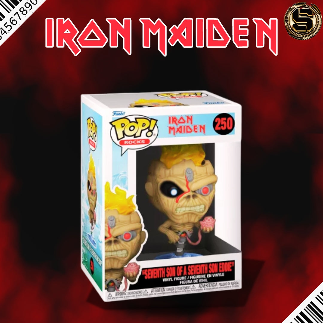 FUNKO POP ROCKS IRON MAIDEN SEVENTH SON OF A SEVENTH SON EDDIE 250