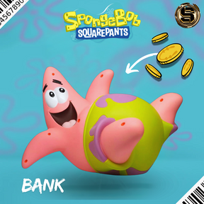 MONOGRAM ANIMATION SPONGEBOB SQUAREPANTS PATRICK STAR FIGURAL BANK