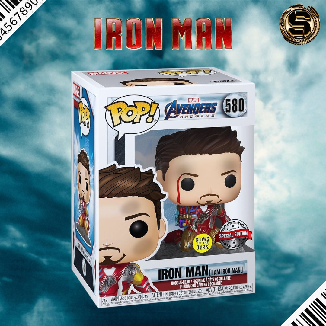 FUNKO POP MARVEL AVENGERS ENDGAME IRON MAN I AM IRON MAN 580 GW SE