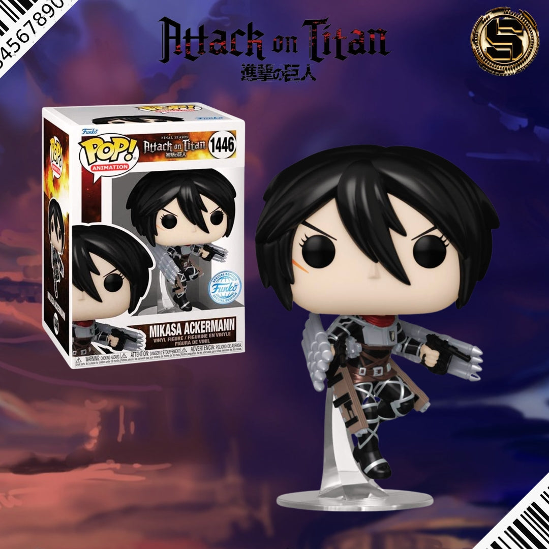 FUNKO POP ANIME ATTACK ON TITAN MIKASA ACKERMANN(MT) 1446