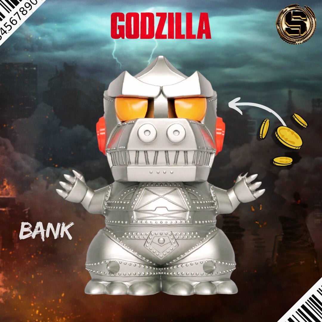 MONOGRAM MOVIES GODZILLA MECHAGODZILLA BANK