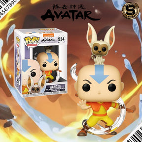 FUNKO POP ANIMATION AVATAR THE LAST AIRBENDER AANG WITH MOMO 534