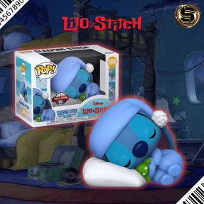 FUNKO POP DISNEY LILO & STITCH SLEEPING STITCH 1050 EDICIÓN ESPECIAL EXCLUSIVO SAHARIS