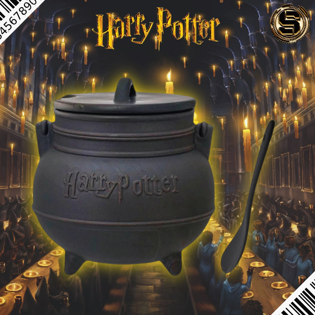 MONOGRAM HARRY POTTER CERAMIC CAULDRON MUG WITH SPOON