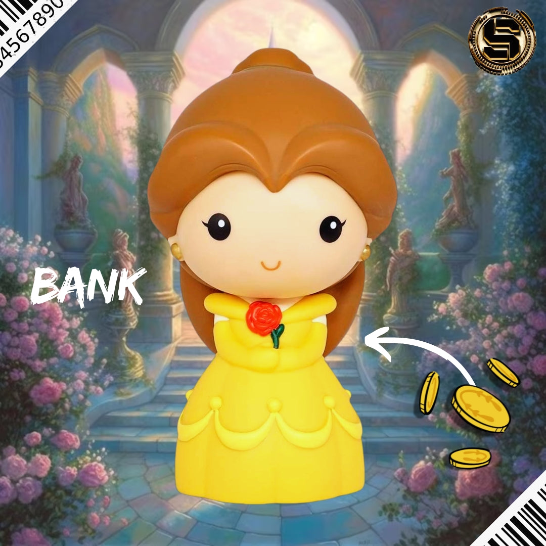 MONOGRAM DISNEY PRINCESS BELLE FIGURAL BANK