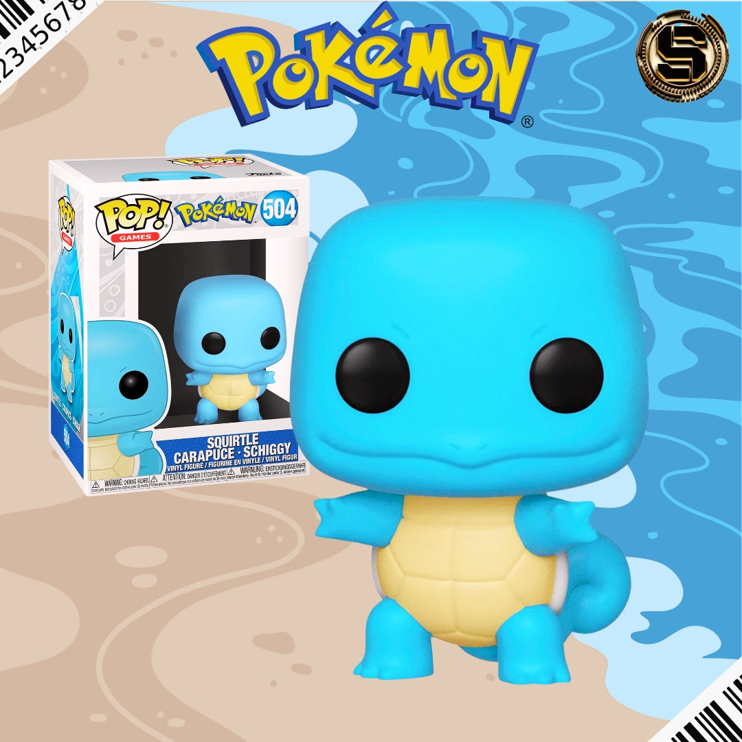 FUNKO POP GAMES POKEMON SQUIRTLE 504