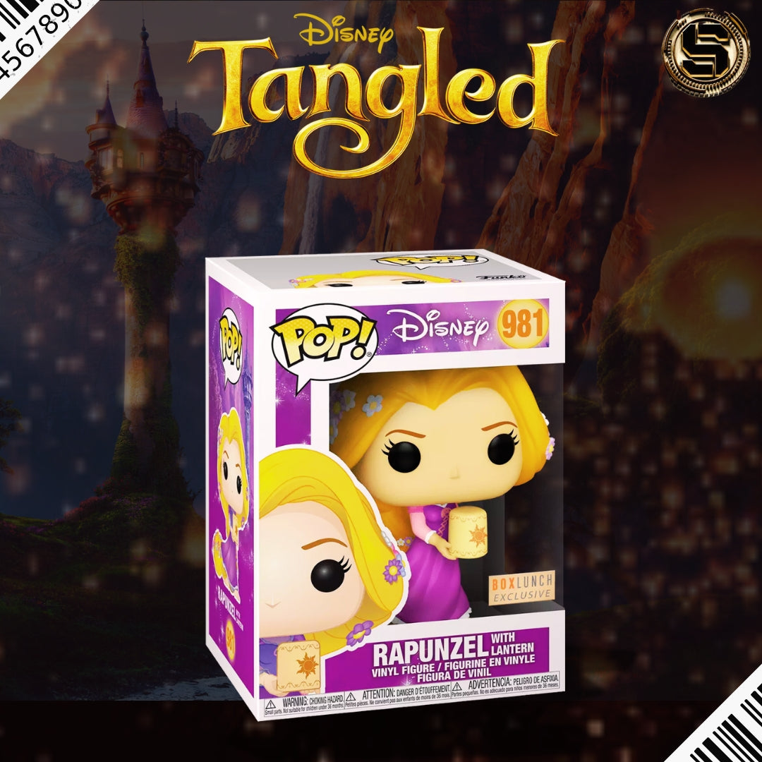 FUNKO POP DISNEY TANGLED RAPUNZEL WITH LANTERN 981 EXCLUSIVO SAHARIS