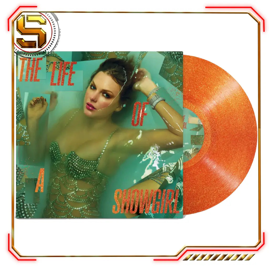TAYLOR SWIFT / THE LIFE OF A SHOWGIRL: SWEAT AND VANILLA PERFUME (ORANGE GLITTER VINYL)