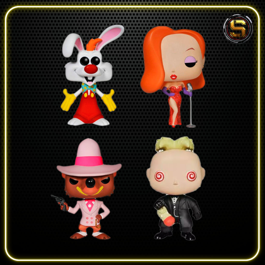 FUNKO POP DISNEY ROGER RABBIT WAVE 4 PACK