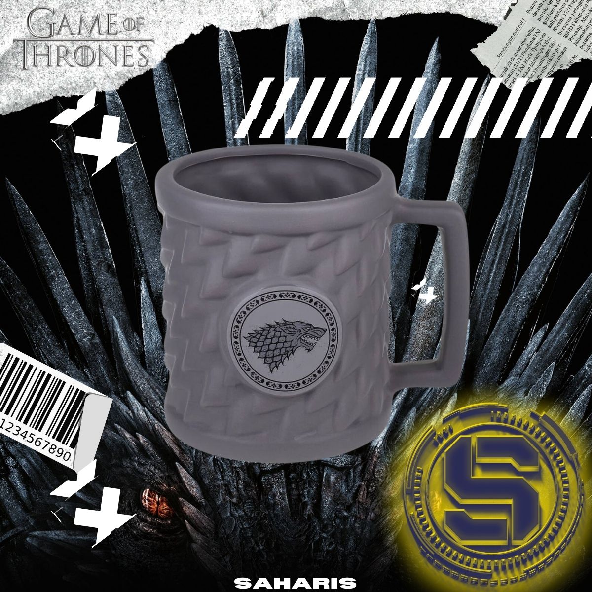 ABYSTYLE GAME OF THRONES STARK TAZA 3D