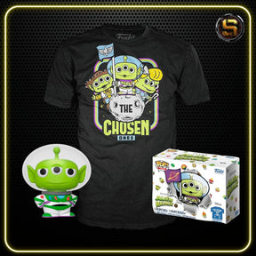 FUNKO KEYCHAIN & TEE DISNEY ALIEN BUZZ T/S YOUTH S