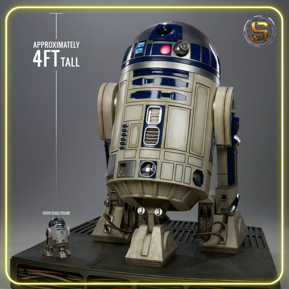 SIDESHOW STAR WARS R2-D2 LIFE-SIZE FIGURE
