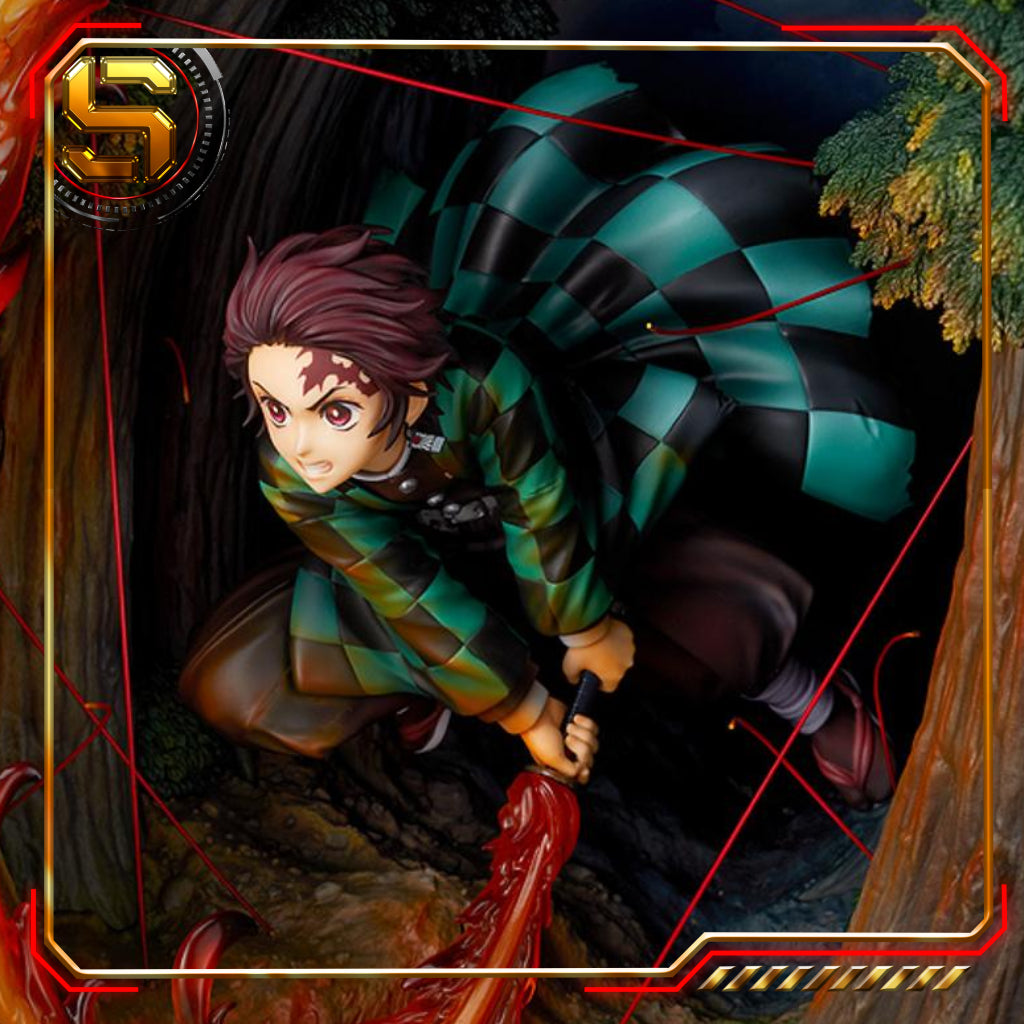 GOOD SMILE DEMON SLAYER TANJIRO KAMADO HINOKAMI KAGURA DIORAMA