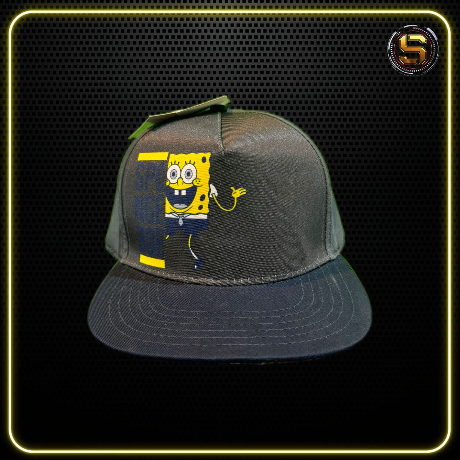 CONE GORRA NICKELODEON SPONGEBOB AND PATTERN UNDER FLAT BRIM